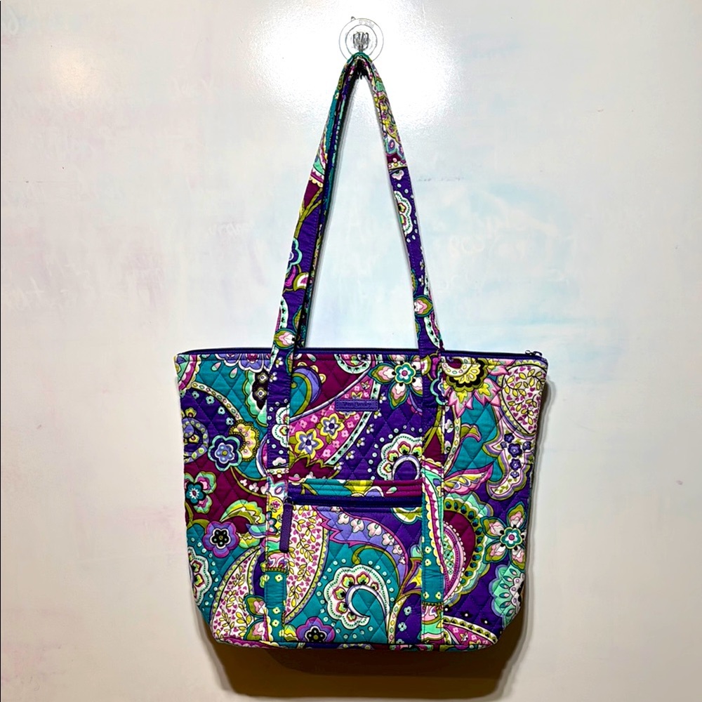 Vera Bradley Women's Cotton Small Vera Tote Bag in Heather